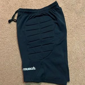 Reusch padded soccer shorts size Adult Small does show normal wear